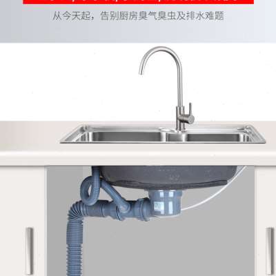 厨房水槽洗菜盆下水管洗碗机水池排水管配件水槽下水器下水道管子