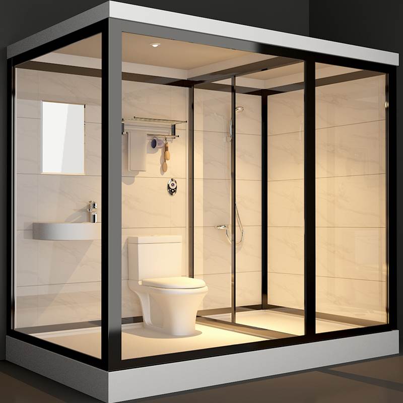 集成卫浴家用浴室房洗澡间沐浴房整体淋浴房成品一体式卫生间室内