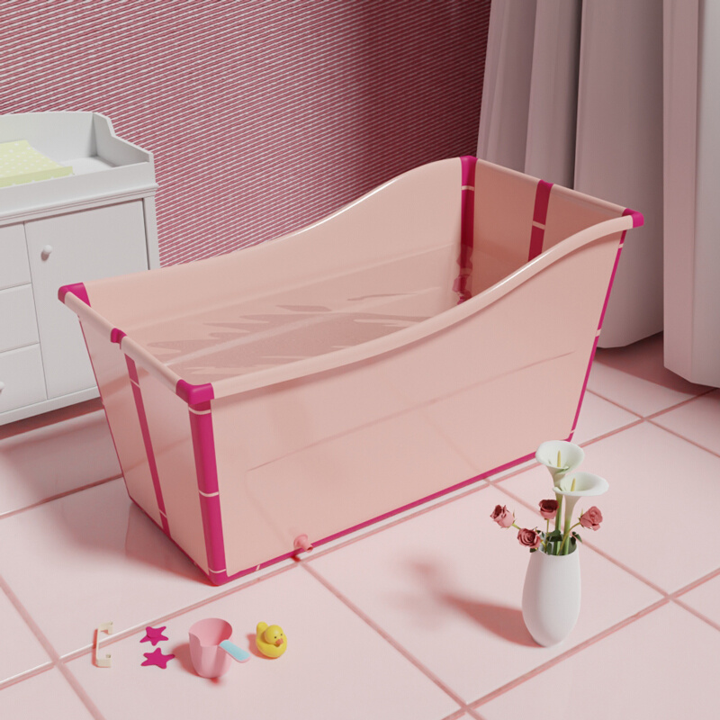 浴桶可折叠家用加厚全身洗澡盆儿童浴盆双胞胎泡澡桶大人大号浴缸
