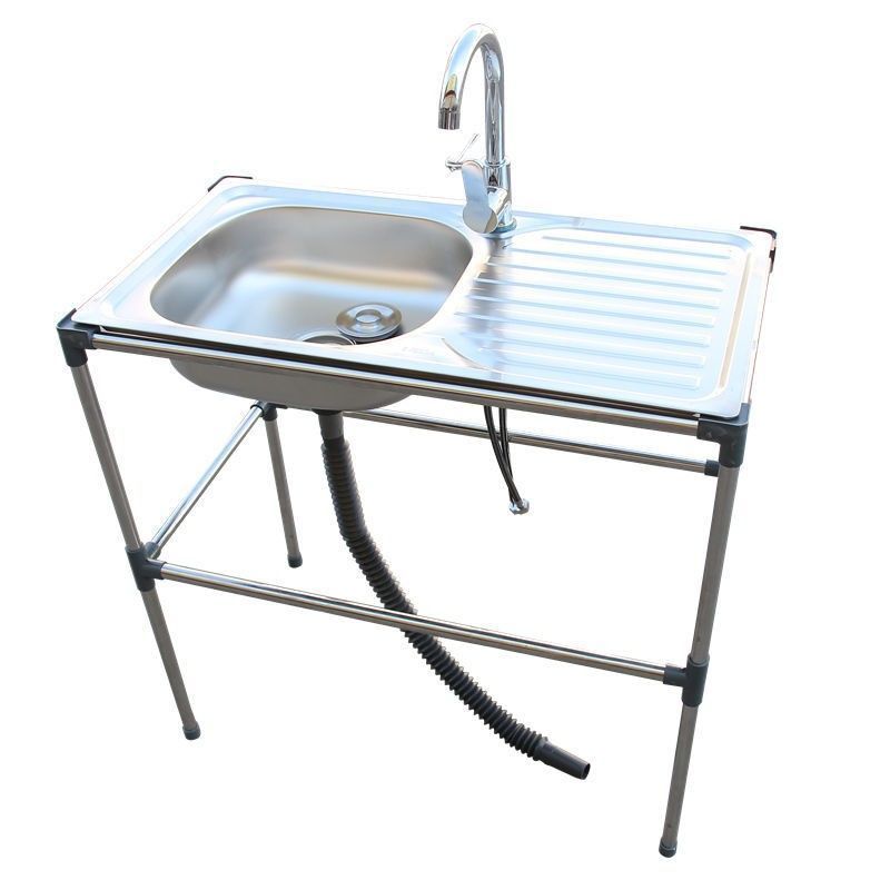 厨房加厚不锈钢洗手盆临时简易小型洗菜盆阳台洗脸盆单槽洗碗池