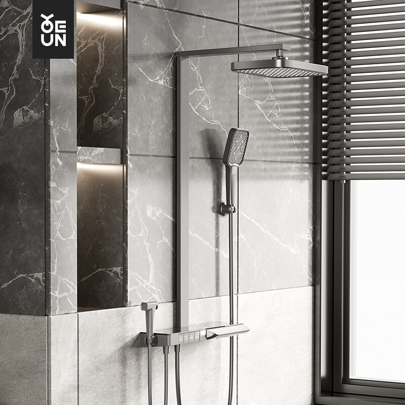 卫浴淋浴器家用恒温淋雨喷头沐浴浴室全铜精铜花洒套装