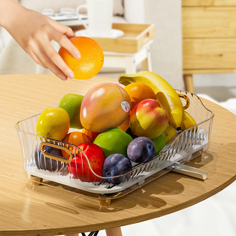 厨房水槽沥水碗碟架塑料厨房餐具沥水碗架台面置物架水果收纳