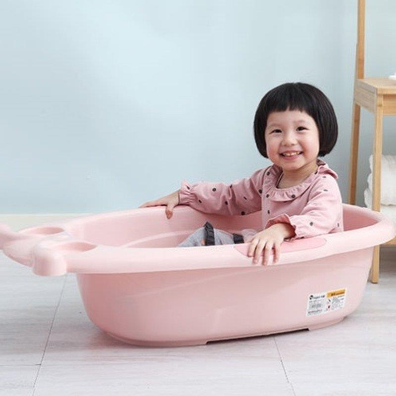 婴儿洗澡盆宝宝浴盆大号可坐躺1-4岁6超大加长加厚小孩幼儿童浴盘