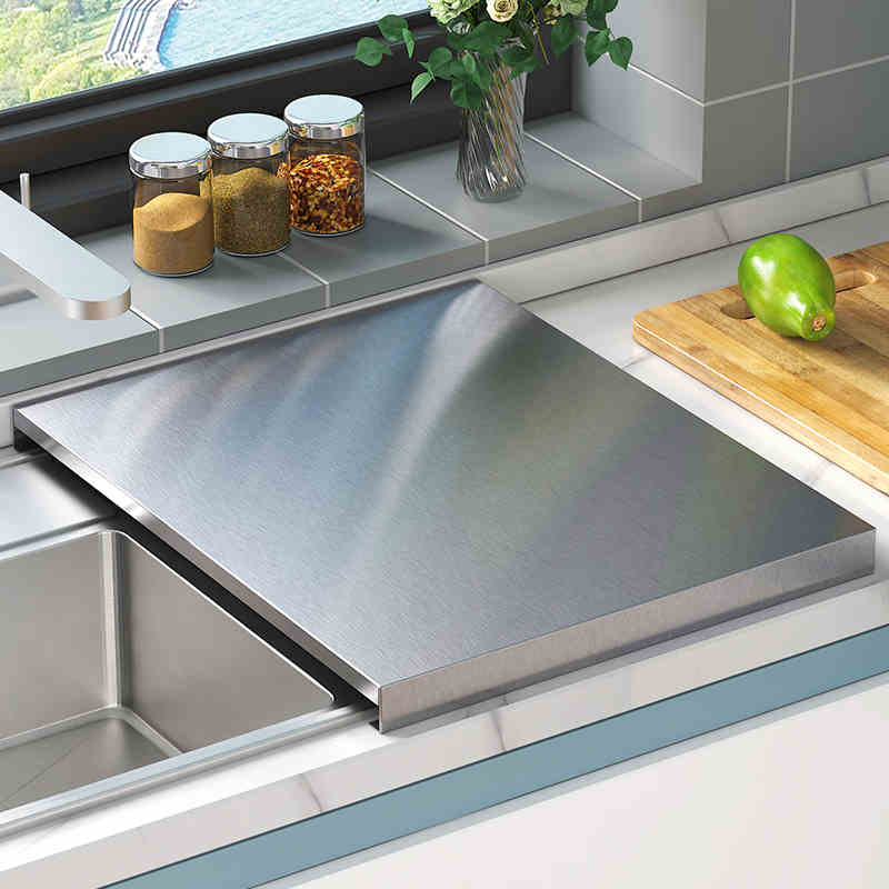 定制方太水槽洗碗机盖板厨房置物架不锈钢洗菜盆水槽上的盖板防水