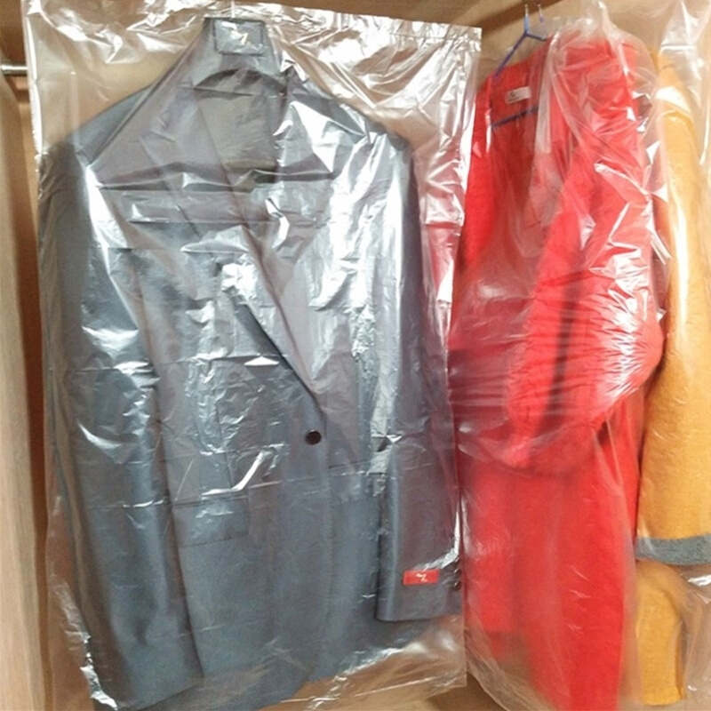 新品干洗店一次性f防尘袋透明挂衣衣衣服防潮塑料袋西服袋加长大