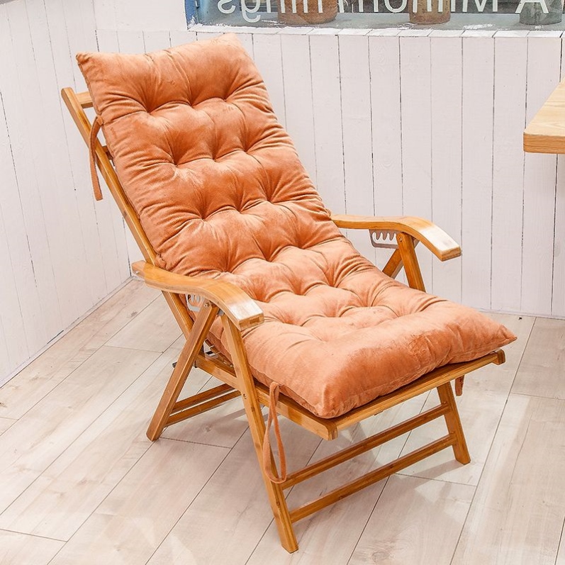 加厚秋冬季躺椅垫子一体通用棉垫沙发靠垫折叠摇椅坐垫椅子靠垫