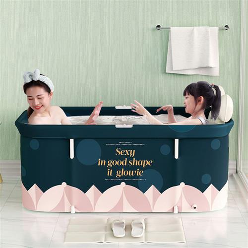 冬天洗澡桶可折叠泡澡桶大人家用免安装两双人情侣沐浴缸神器成人