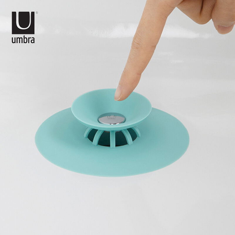 Ura防下水道管臭子圆形硅胶地漏盖卫生间厨房浴缸塞023464水槽密