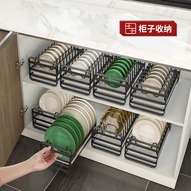 现货速发窗台窄款碗碟碗盘厨房置物架小型家用橱柜内碗柜收纳水槽