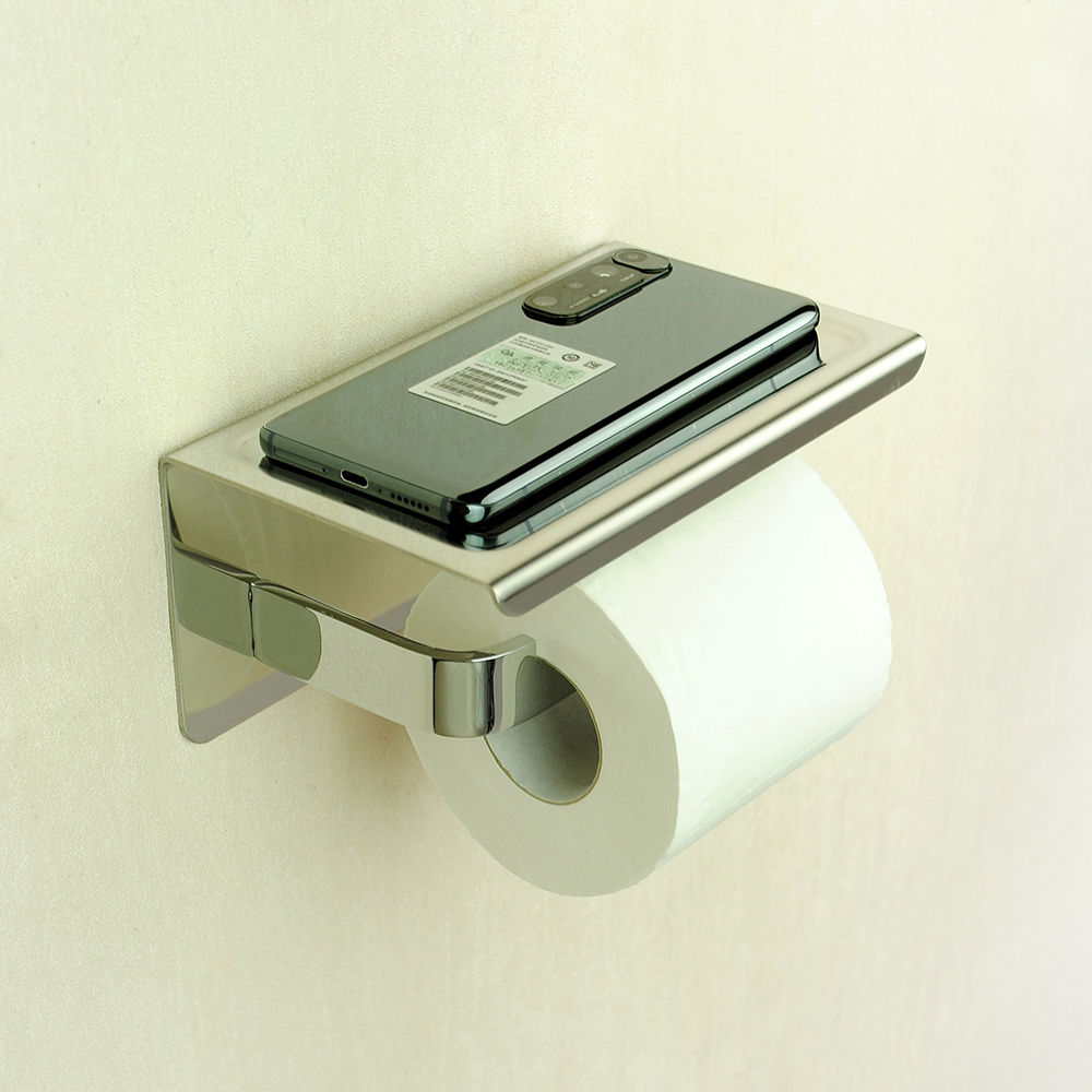 新品 厚实款304不锈钢厕纸架手纸架卫生间浴室酒店厕所手机纸巾架