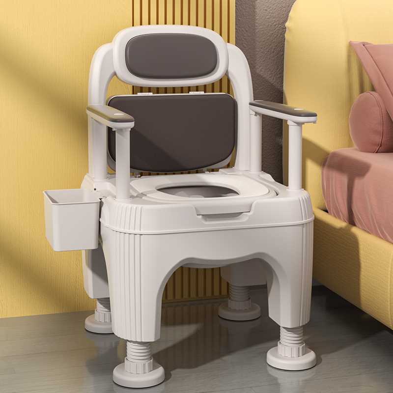 老人移动马桶坐便器家用卧室床边成人防臭坐便椅便携老年孕妇椅子