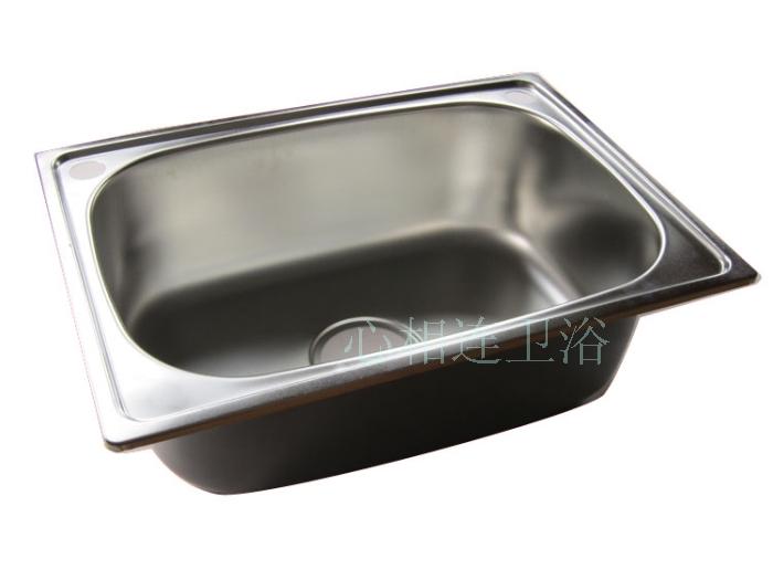 冠爵不锈钢厨房水槽套餐珍珠砂一体成型单槽洗碗池菜加厚5238H
