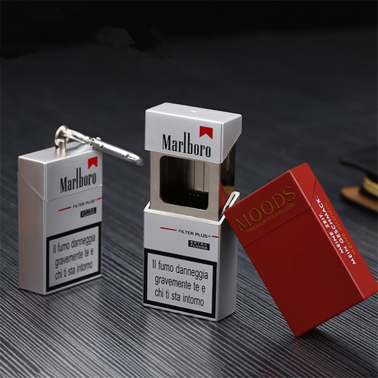 创意烟灰缸便携式口袋迷你烟缸抽拉个性收纳盒广告礼品