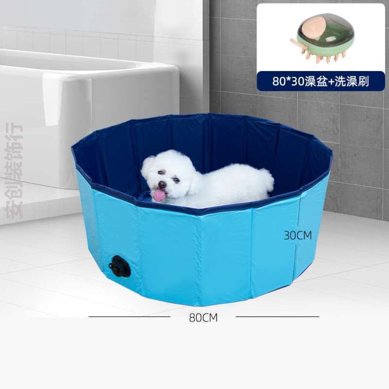大型犬浴缸{咪狗狗柯基浴盆可折叠宠物猫洗澡盆专用洗澡盆游泳池
