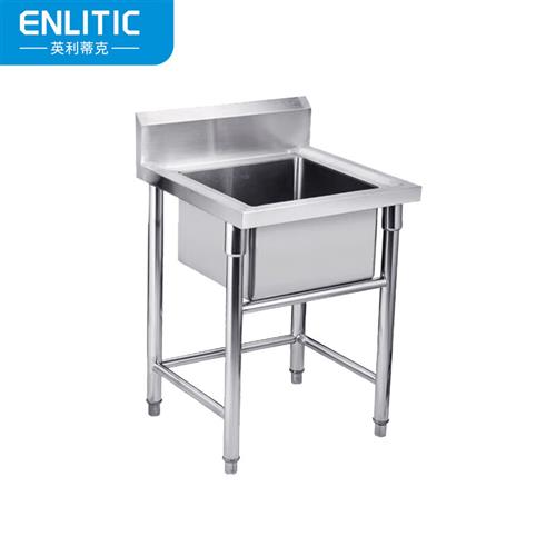英利蒂克(Enlitic)商用不锈钢单星盆台水槽单星水池槽洗碗洗菜