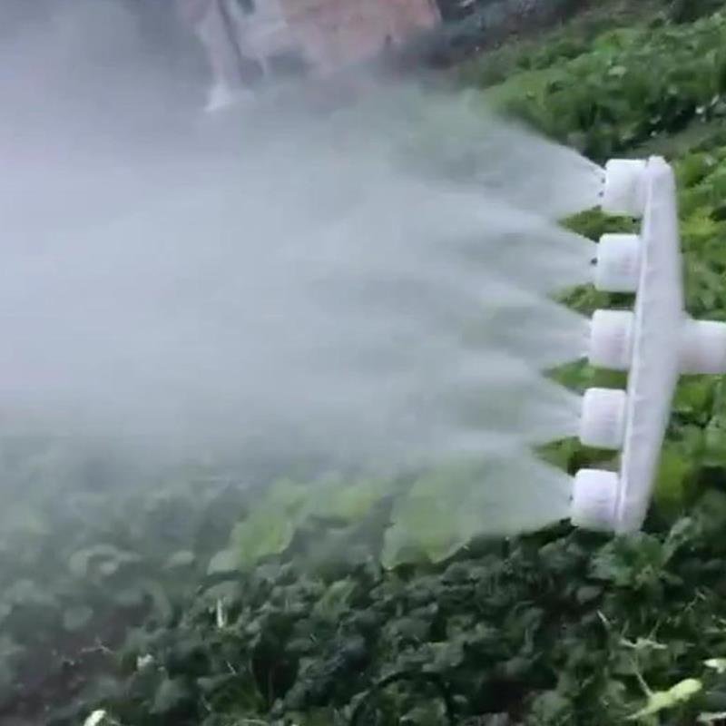 10米水管工业用菜地带加长喷水自动旋转雾化花洒浇花淋菜灌溉喷头