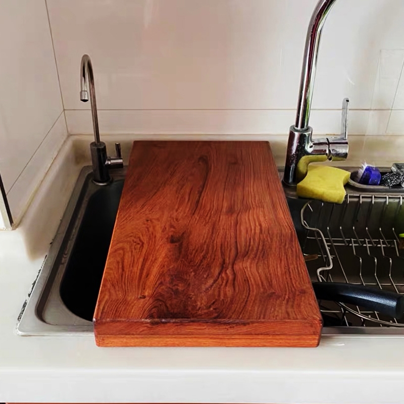 水槽高脚原木菜板定制洗碗机砧板整木擀面板个性实木台面板挡板
