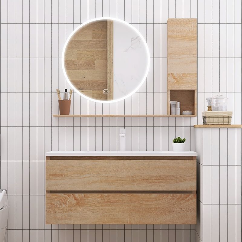 北欧浴室柜组合现代简约一体陶瓷盆池洗手洗脸盆卫生间洗漱台套装