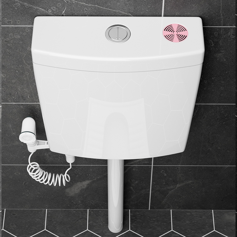 厕所冲水箱家用卫生间节能大冲力抽水马桶箱挂墙式高压蹲便器蹲坑