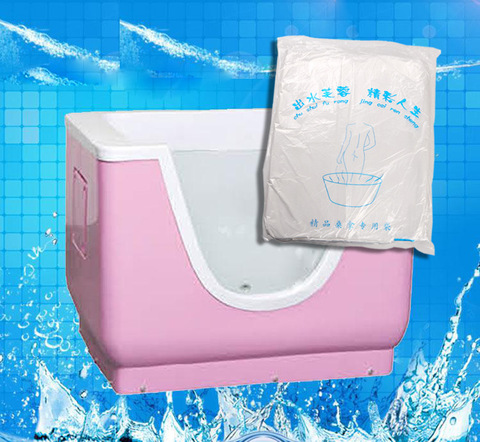 浴桶塑料袋泡澡袋浴膜隔离膜水疗浴缸袋套子一次性洗澡婴儿游泳池