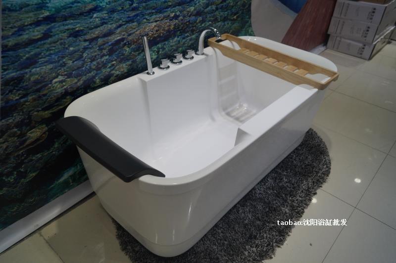 定制久程独立浴缸1317米温泉浴缸亚克力超深压克力浴盆日式小户型