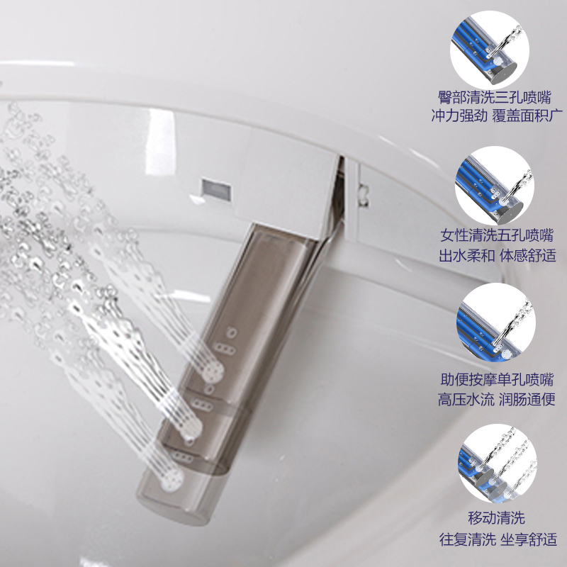 定制上海益高卫浴智能马桶家用即热清洗烘干一体式多功能坐便器询