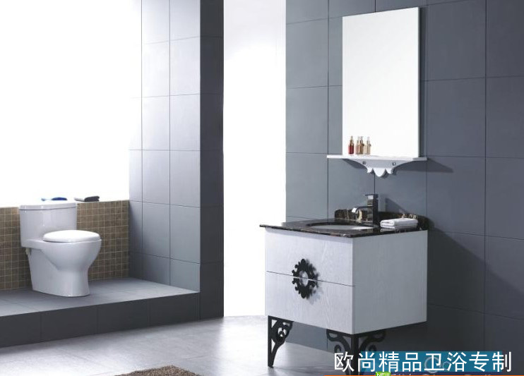 欧式美式橡木浴室柜实木卫浴柜洗脸盆柜组合洗手盆柜组合TX691