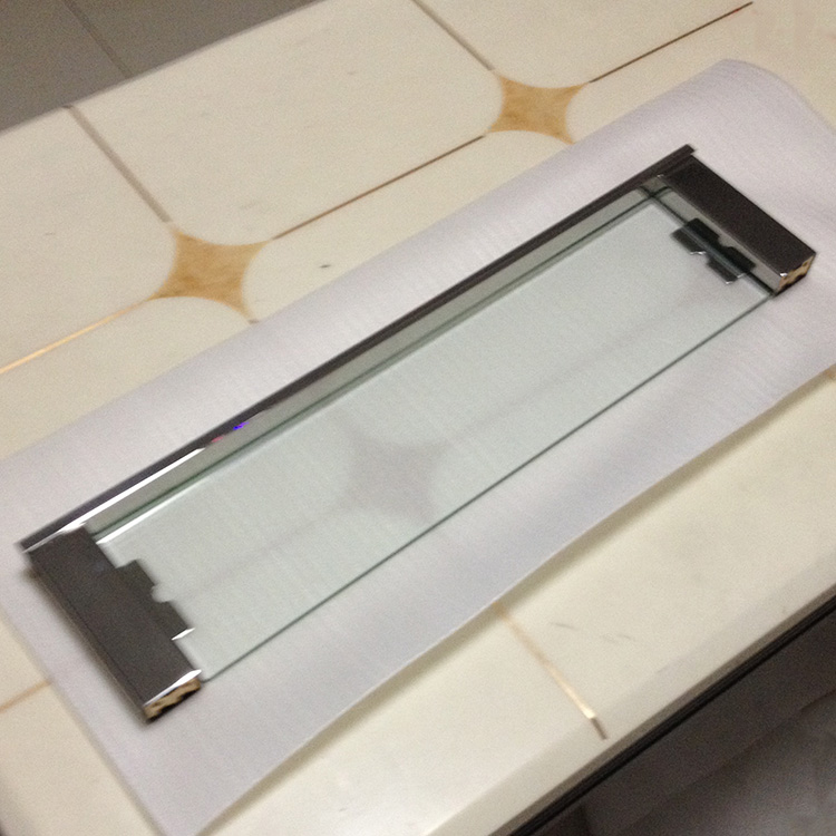 OEM出口德国品牌原单304不锈钢玻璃平台浴室置物架卫生间五金挂件