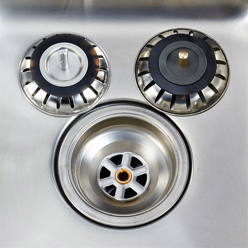 推荐家用水池塞堵漏双水槽洗菜水槽排水漏网盖板洗碗盆去水塞子厨