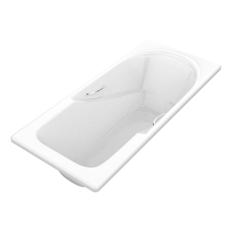 成人卫生间大铸铁嵌入式浴缸家用小户型搪L瓷陶瓷单人简易小型浴