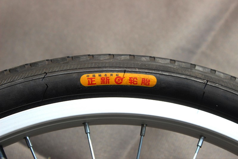 推荐高配款 20寸折叠自行车轮组 前轮后轮朝阳内外胎20x1.75