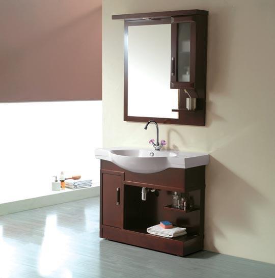 厂家欧式美式橡木浴室柜组合实木浴柜洗脸盆柜洗手盆柜洗漱台 XM1