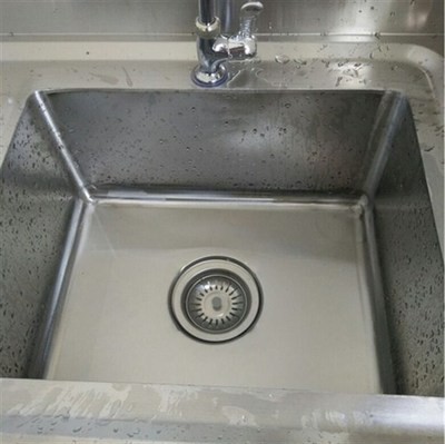 速发厨房不锈钢水槽一体集成台面盆加长洗手单池一体托架工作台带