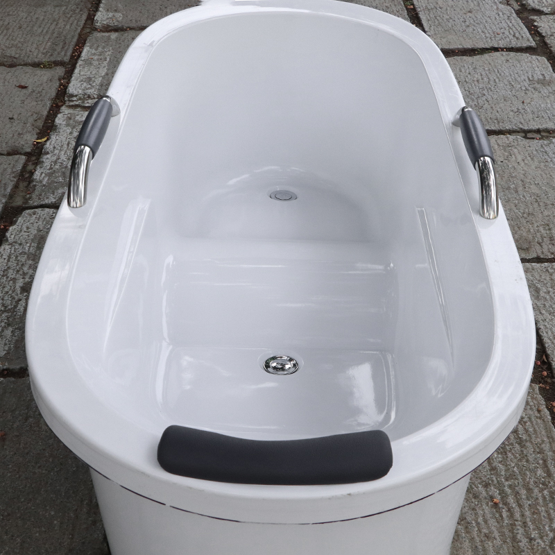 1.7米亚克力会所浴缸可移动独立家庭泡澡家用小户型成人洗澡 浴桶