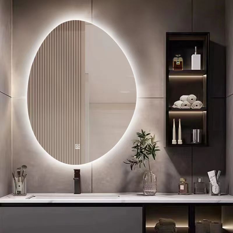 智能镜浴室镜触摸屏不规则镜子化妆镜卫浴镜洗手台卫生间镜带灯