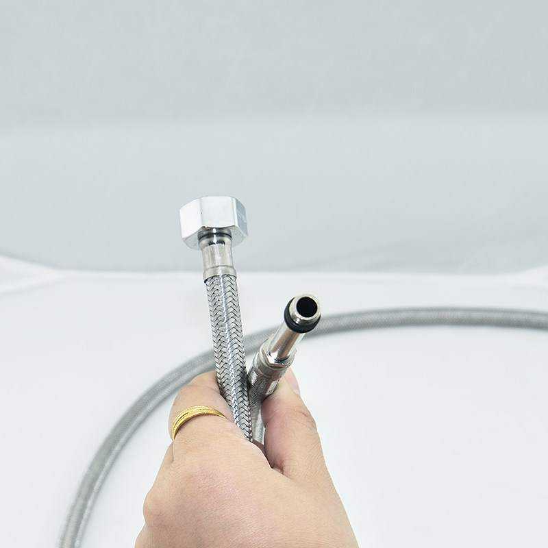 卫浴 合金丝编织管软管水管 角阀龙头热水器冷热进水管 双管