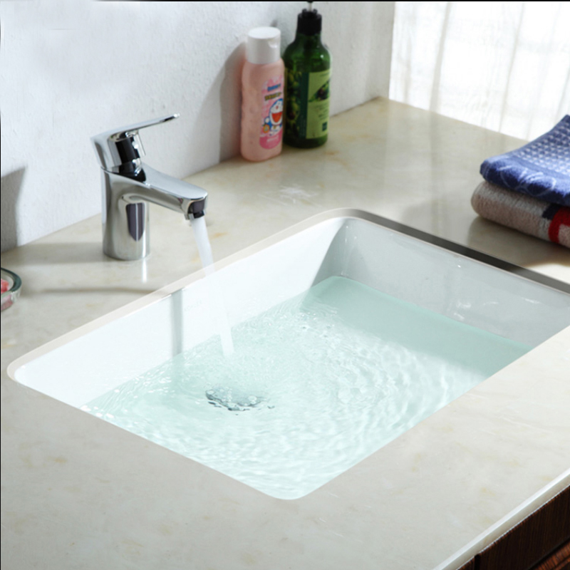科勒拉蒂纳台下盆卫生间洗面盆方形陶瓷洗手盆浴室台盆 2214T