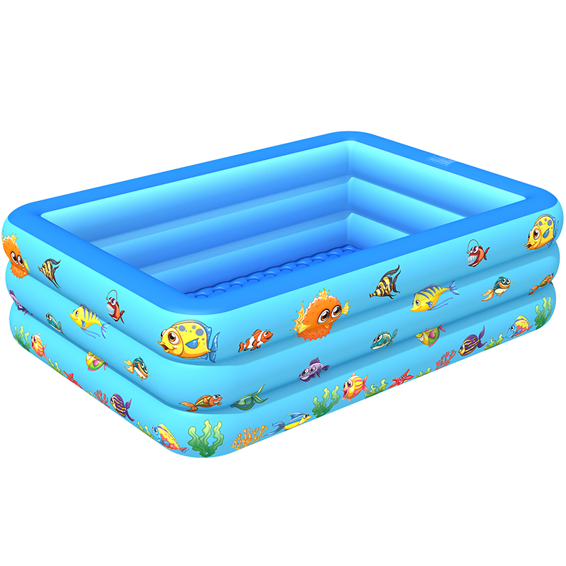 充气游泳池儿童家用水池小孩折叠浴缸婴儿游泳桶戏水池宝宝游泳圈