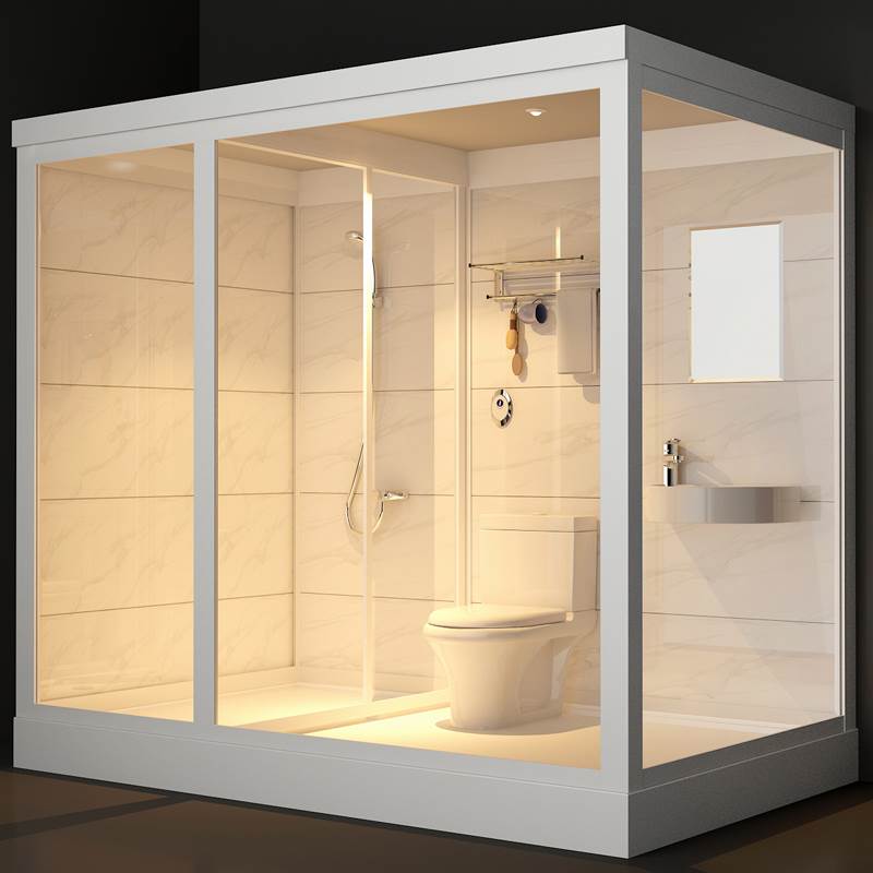 集成卫浴家用浴室房洗澡间沐浴房整体淋浴房成品一体式卫生间室内
