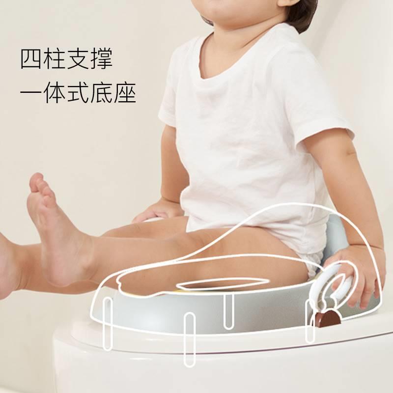 初构想儿童马桶宝宝坐便器婴儿多功能男女尿便盆厕所脚凳三合一