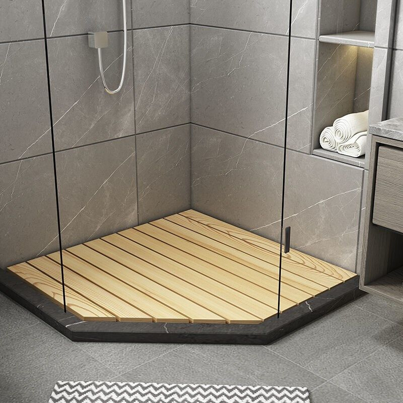 定制淋浴房地板防腐木脚垫卫生间浴室防滑木垫卫浴地垫隔水木踏板