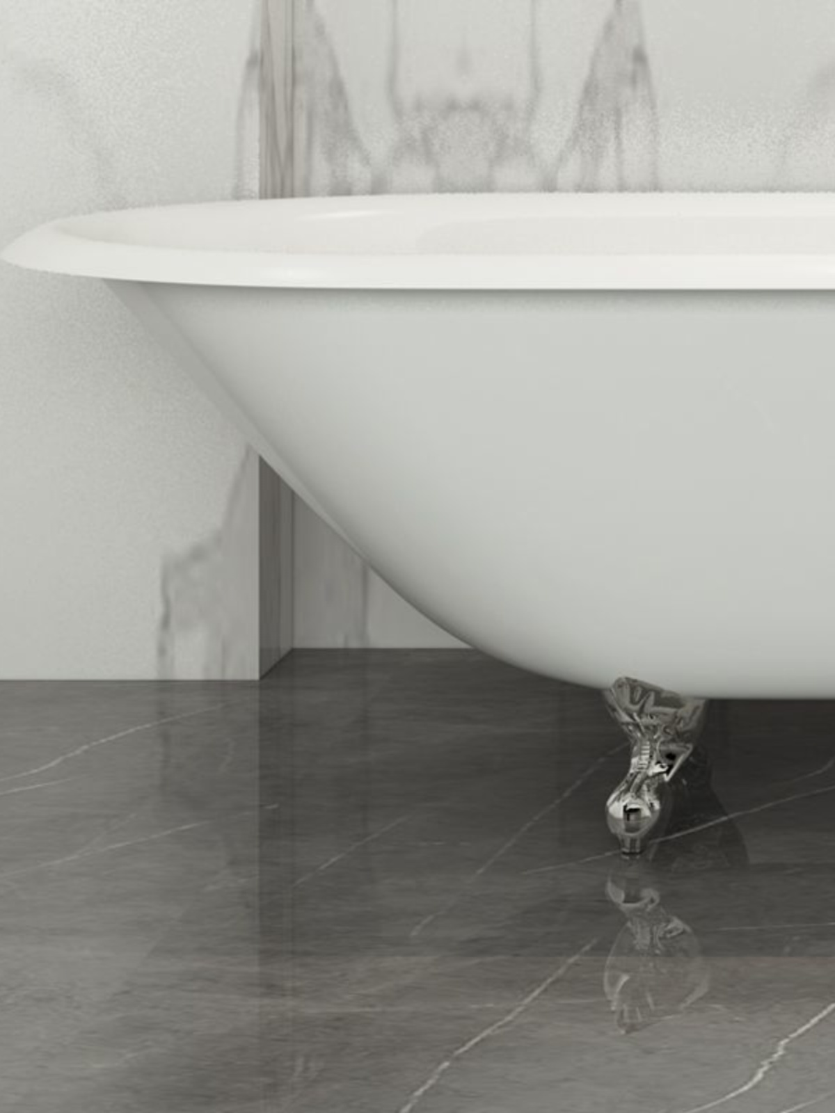 单深泡独立式复古欧式贵妃铸铁陶瓷浴缸家用小户型成人搪瓷贝格莱