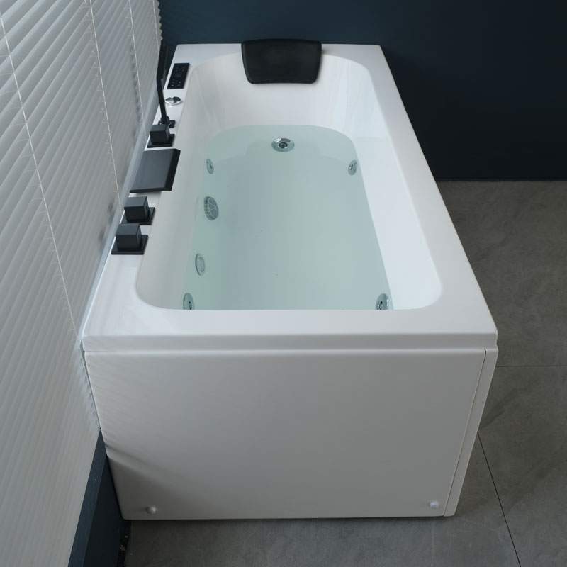 亚克力智能恒温加热冲浪按摩浴缸家用成人小户型淋浴一体独立式盆