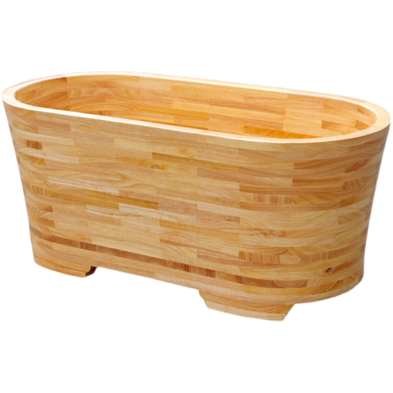 无箍泡澡木桶浴桶家用大人实木浴缸橡木浴盆成人沐浴桶日式泡澡桶