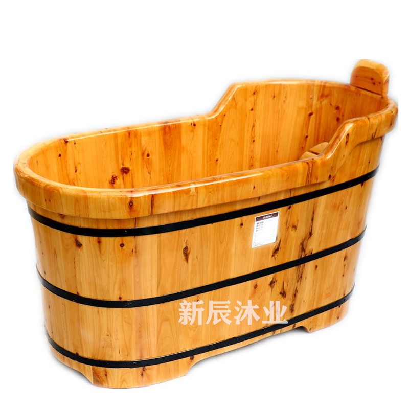 2019香柏木泡澡折叠桶浴缸木桶沐浴桶浴盆实木可坐成人家用洗澡桶