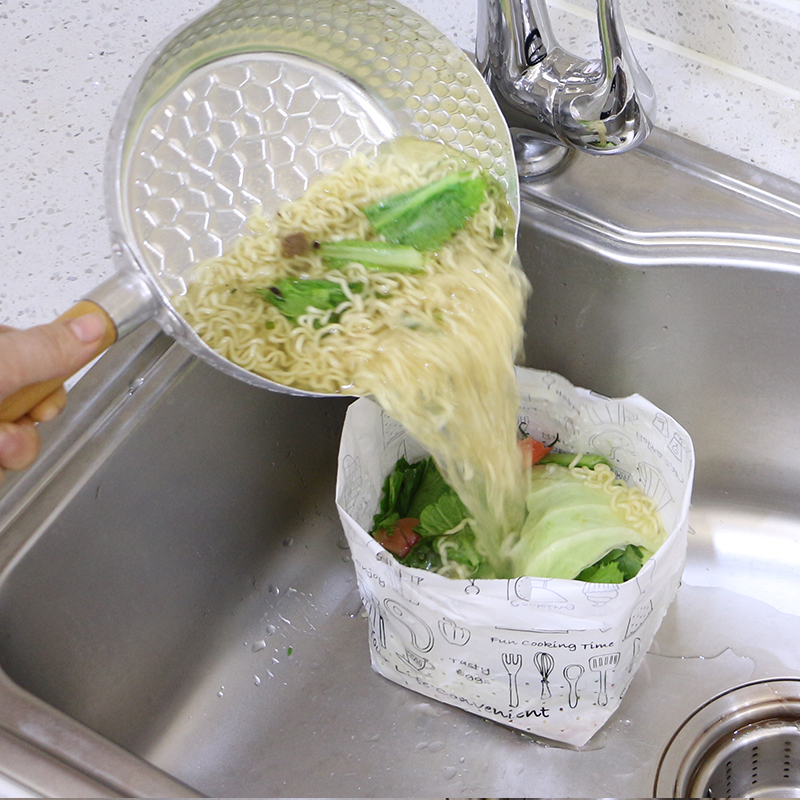 厨房水槽自立式沥水袋过滤网水池排水口防堵塞袋隔渣袋漏网垃圾袋