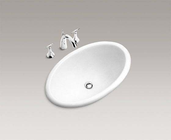科勒台上盆K-2220T-0温蒂斯卫生间浴室洗漱台修边式洗脸盆洗手盆