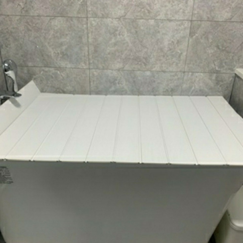 折叠式浴缸置物架浴室防尘保温盖浴缸盖板洗澡盆盖