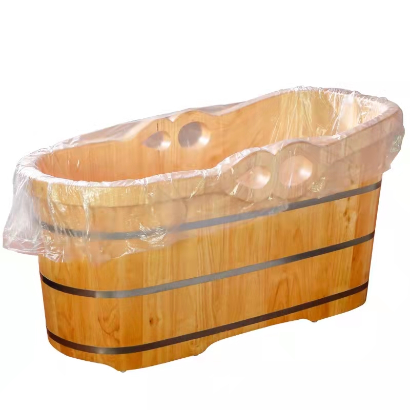 浴缸袋子一次性泡澡袋加厚洗澡木桶沐浴塑料袋子美容院专用浴缸膜