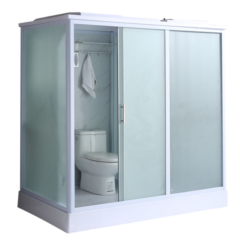一体式卫生间沐浴房洗澡房整体淋浴房家用玻璃隔断卫浴 集成厕所